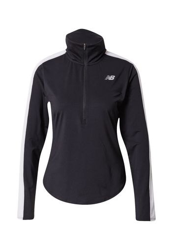 new balance Maglia funzionale 'Accelerate'  nero / bianco