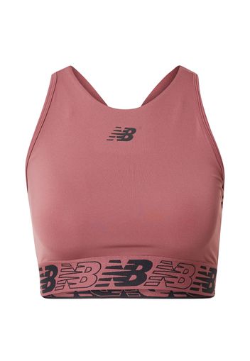 new balance Reggiseno sportivo  borgogna / nero