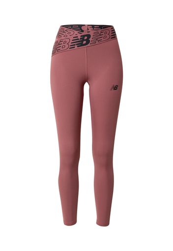 new balance Pantaloni sportivi  rosa antico / nero