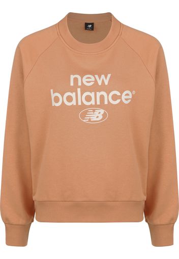 new balance Felpa  cognac / bianco