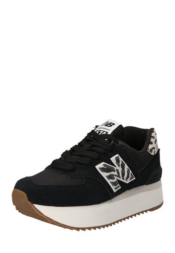 new balance Sneaker bassa '574'  nero / bianco