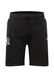 NEW ERA Pantaloni  nero / bianco