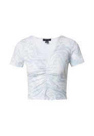 NEW LOOK Maglietta 'MARBLE'  blu chiaro / bianco