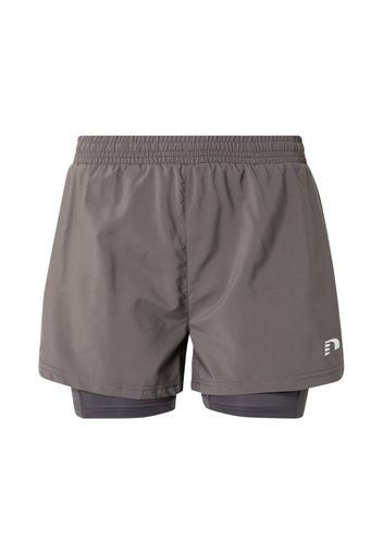 Newline Pantaloni sportivi  grigio scuro / bianco