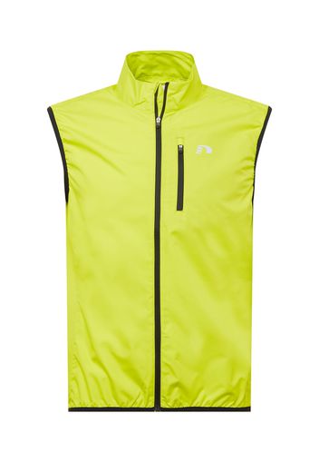 Newline Gilet sportivo  giallo neon / grigio / nero