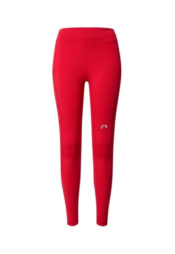 Newline Pantaloni sportivi  grigio chiaro / rosso