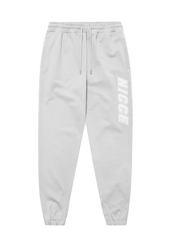 Nicce Pantaloni 'FORCE'  grigio chiaro / bianco