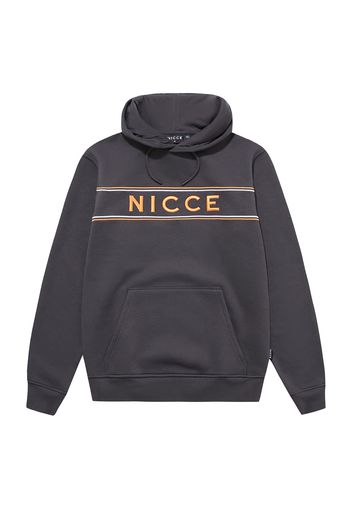 Nicce Felpa 'CEDAR'  nero / arancione neon / bianco