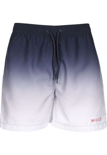 Nicce Pantaloncini da surf  blu scuro / rosso / bianco