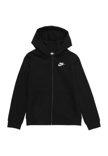 Nike Sportswear Giacca di felpa  nero / bianco