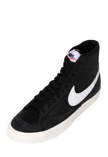 Nike Sportswear Sneaker alta 'Blazer 77'  bianco / nero