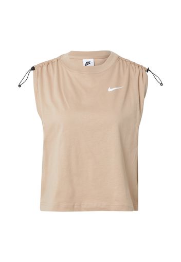 Nike Sportswear Maglietta  beige chiaro / bianco