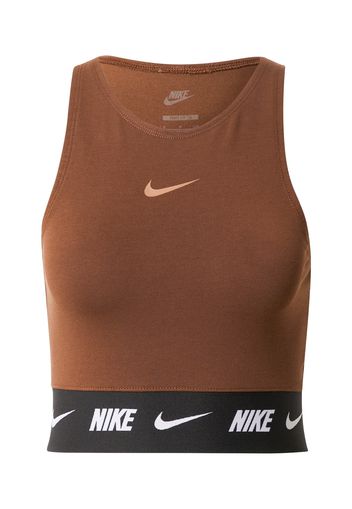 Nike Sportswear Top  marrone / marrone chiaro / bianco / nero