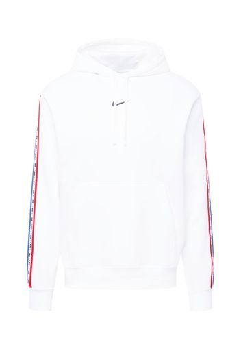 Nike Sportswear Felpa  bianco / blu / rosso sangue