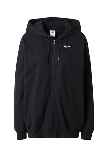 Nike Sportswear Giacca di felpa  nero / bianco