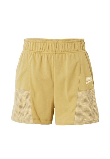 Nike Sportswear Pantaloni  ocra / bianco