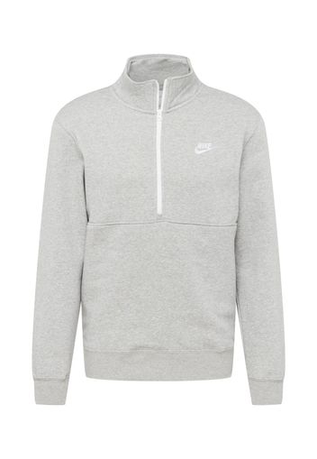 Nike Sportswear Felpa  grigio chiaro / bianco