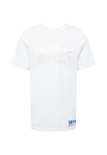 Nike Sportswear Maglietta  bianco / blu / albicocca / argento