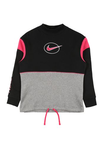Nike Sportswear Felpa  nero / grigio / rosa / bianco