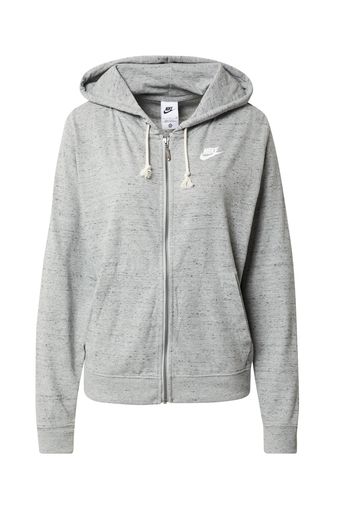 Nike Sportswear Giacca di felpa 'GYM VINTAG EASY'  bianco / grigio sfumato