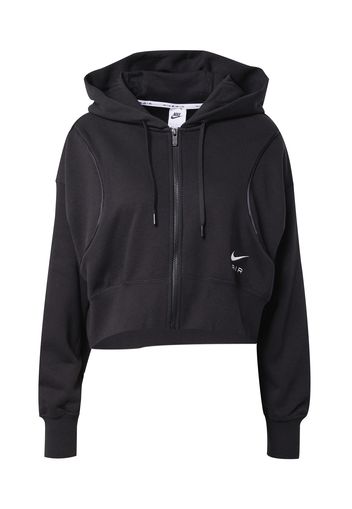 Nike Sportswear Giacca di felpa  nero / bianco