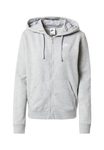 Nike Sportswear Giacca di felpa  grigio sfumato / bianco