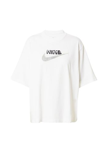 Nike Sportswear Maglietta  bianco / nero / grigio sfumato