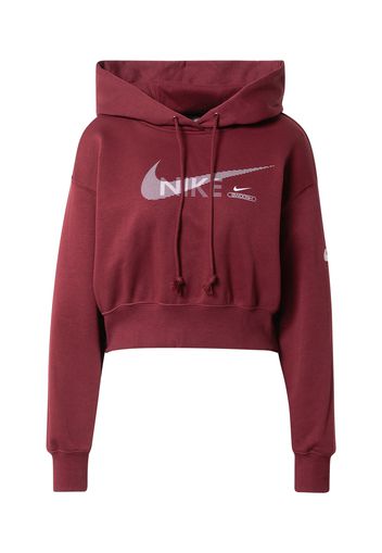 Nike Sportswear Felpa  rosso scuro / bianco