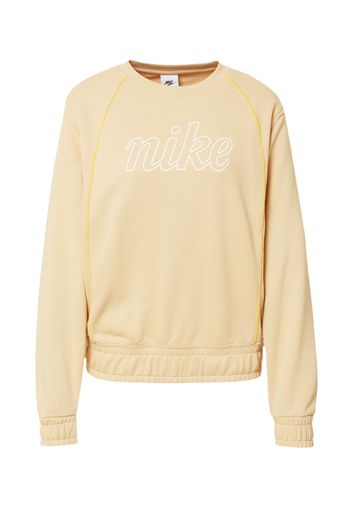 Nike Sportswear Felpa  beige / bianco / giallo