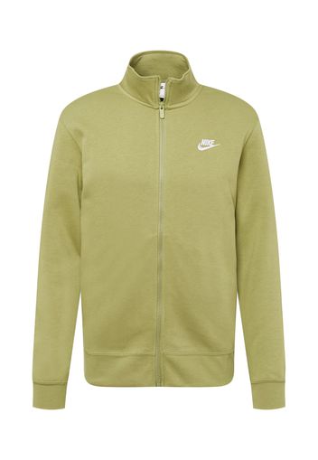 Nike Sportswear Giacca di felpa  oliva / bianco