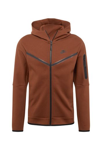 Nike Sportswear Giacca di felpa  marrone / nero