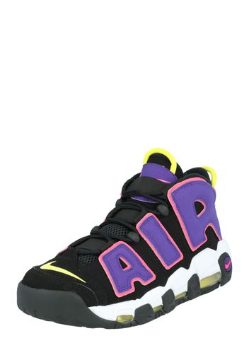 Nike Sportswear Sneaker alta 'AIR MORE UPTEMPO '96'  giallo neon / lilla scuro / rosa / nero