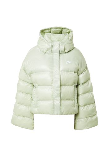 Nike Sportswear Giacca invernale  verde chiaro / bianco