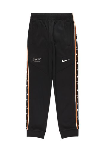 Nike Sportswear Pantaloni 'REPEAT'  arancione / nero / bianco