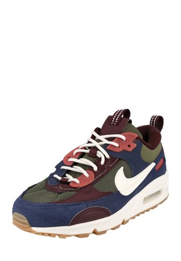 Nike Sportswear Sneaker bassa 'Air Max 90 Futura'  navy / oliva / borgogna / bianco