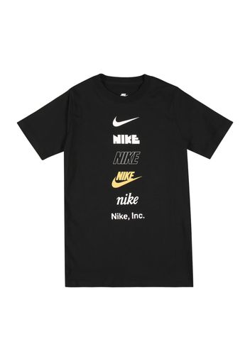 Nike Sportswear Maglietta  giallo / nero / bianco