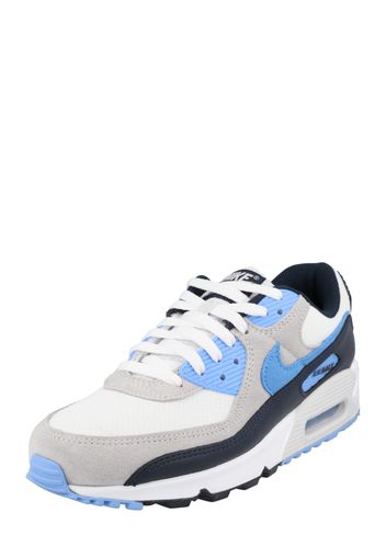 Nike Sportswear Sneaker bassa 'Air Max 90'  stucco / blu chiaro / nero / bianco