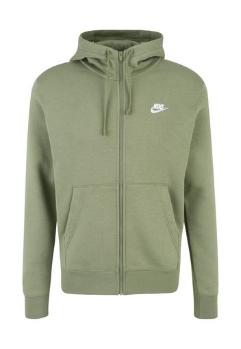 Nike Sportswear Giacca di felpa  verde / bianco