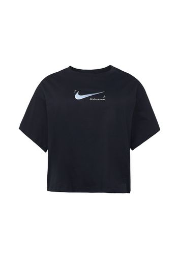 Nike Sportswear Maglietta  blu colomba / nero / bianco