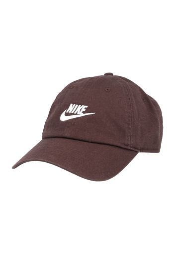 Nike Sportswear Cappello da baseball 'FUTURA'  cioccolato / bianco