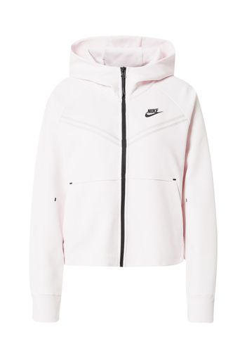 Nike Sportswear Giacca di felpa  rosa pastello / nero