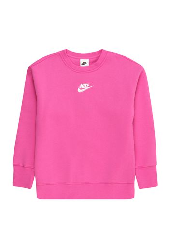 Nike Sportswear Felpa  fucsia / bianco