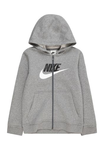 Nike Sportswear Giacca di felpa  grigio sfumato / nero / bianco