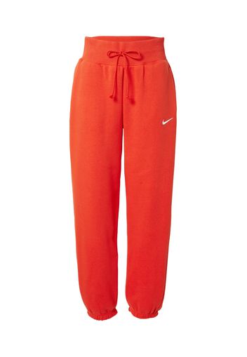 Nike Sportswear Pantaloni  rosso acceso / bianco