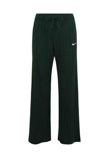 Nike Sportswear Pantaloni  verde scuro / bianco