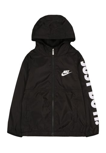 Nike Sportswear Giacca di mezza stagione 'WINDRUNNER'  nero / bianco