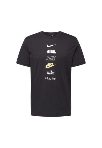 Nike Sportswear Maglietta  giallo / nero / bianco