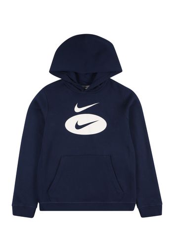 Nike Sportswear Felpa  blu scuro / bianco