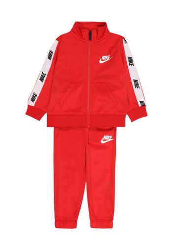 Nike Sportswear Tuta da jogging  rosso / nero / bianco