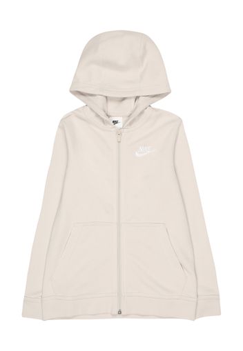 Nike Sportswear Giacca di felpa  crema / bianco